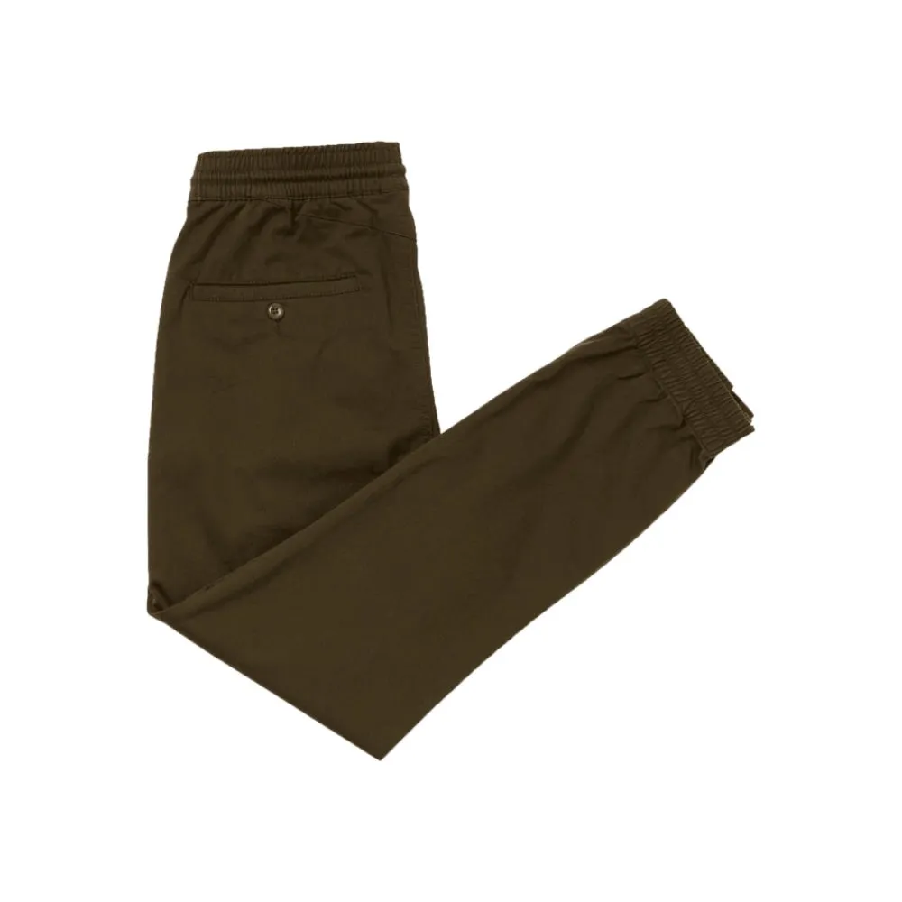 VOLCOM FRICKIN SLIM JOGGER PANTS DARK GREEN
